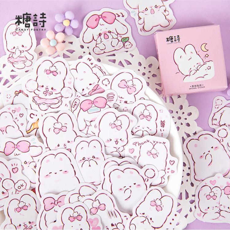 40pcs Small Cute Stickers, Kawaii Stickers, Happy Mail Stickers