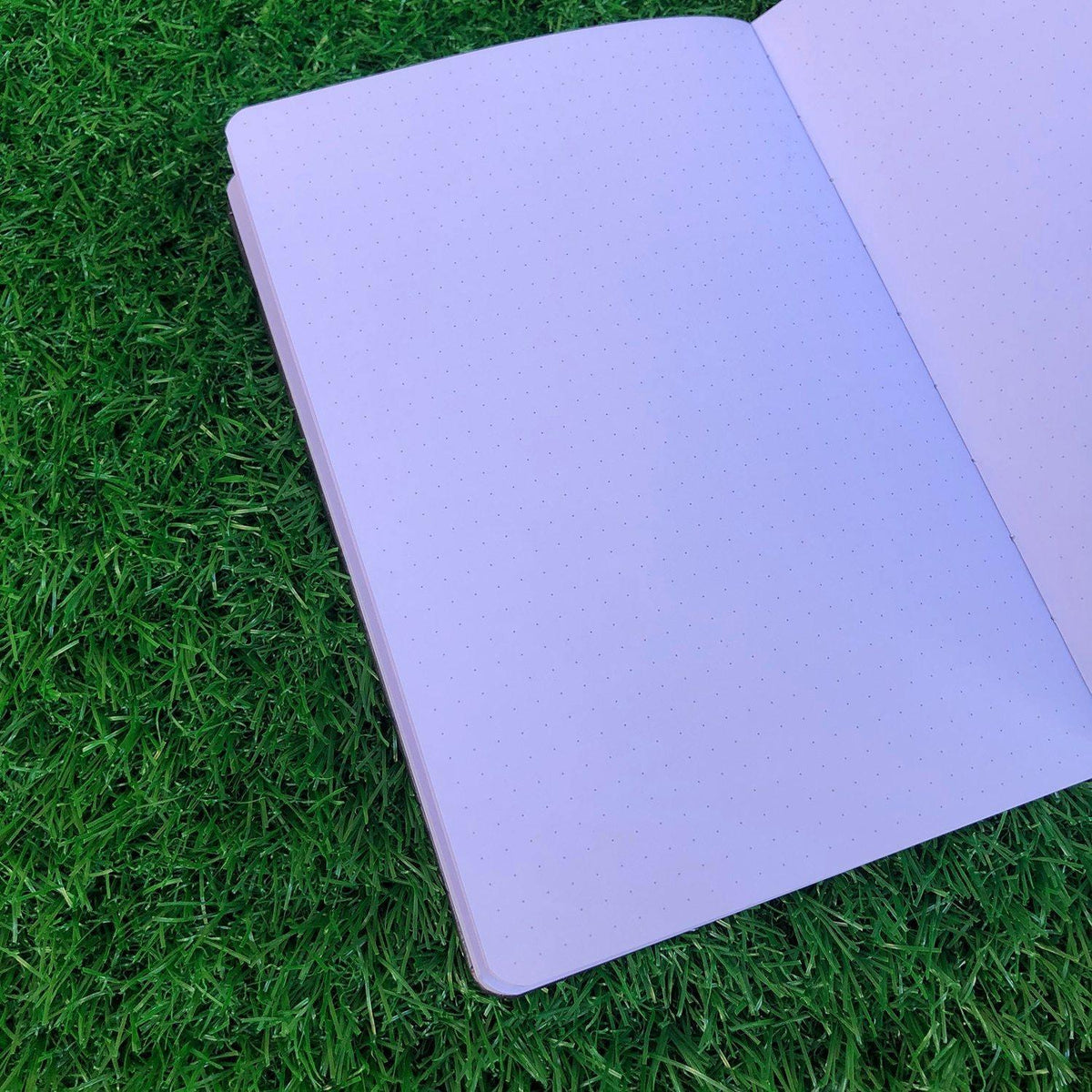 180GSM Bamboo Paper Bullet Dotted Notebook Dot Grid Journal Cream Fabric Hardcover - bukenotebook