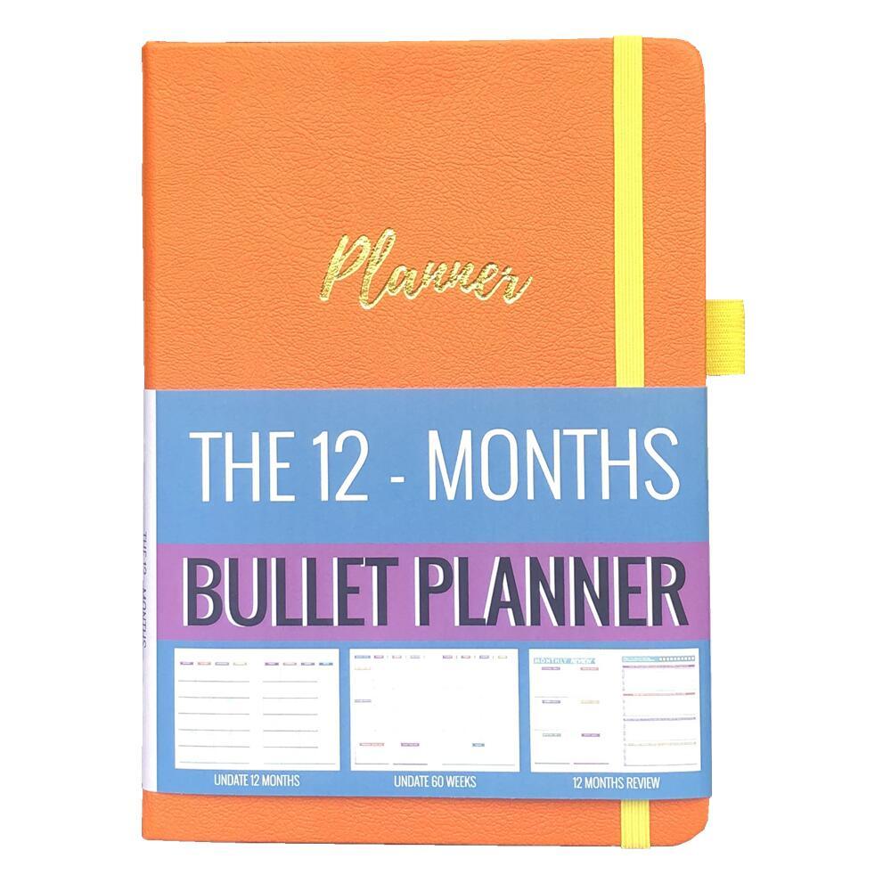 Agenda 2023 Daily Planner Life Goal Setting Undated Weekly Monthly Year Calendar Organizer Notebook - Fitness Yoga Habit - bukenotebook