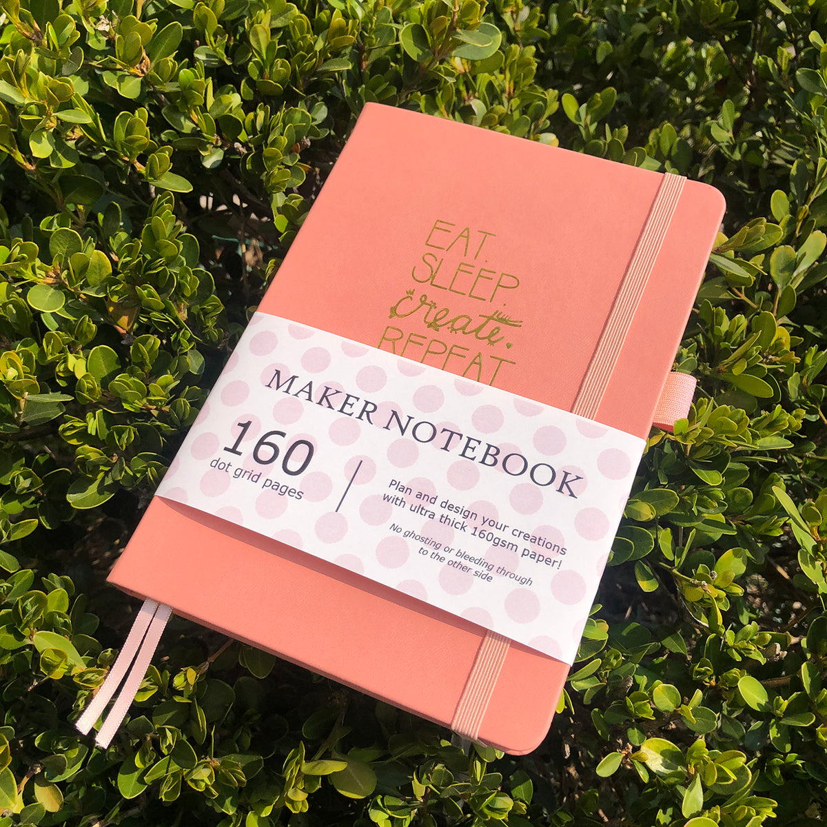 Journal à pois personnalisé, couverture rigide en cuir PU, papier de bambou 160 G/m² ARTICLE NO#2302021659 