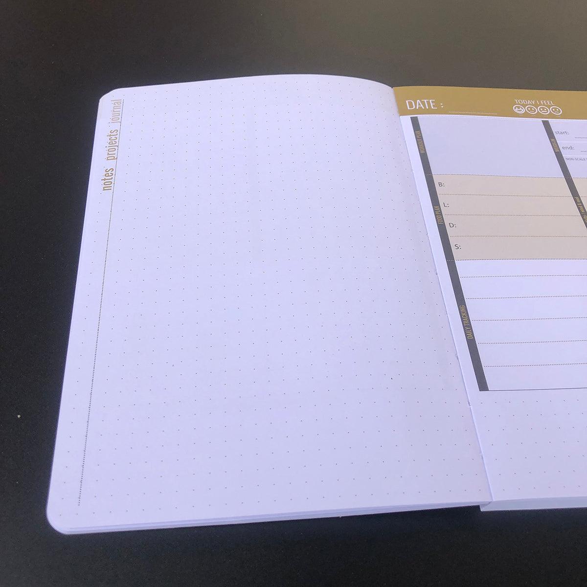 90 Days Fitness Journal Planner - Pink - bukenotebook