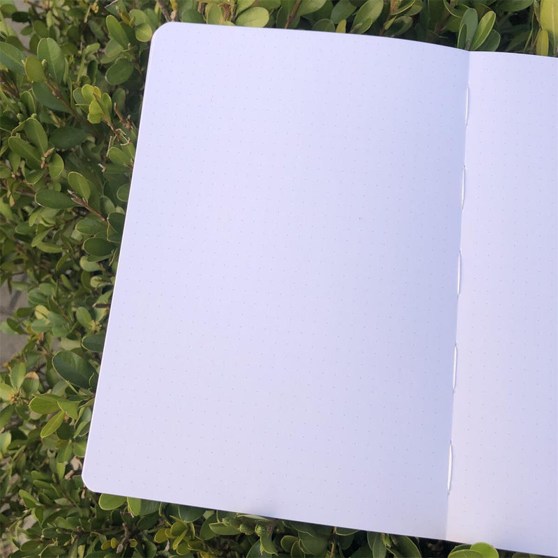 A5 Dotted Notebook Bullet Journal 180gsm Bamboo Paper - Mysterious butterfly UV Printing-zoom-