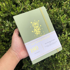 Custom Bullet Dotted Journal, 180g Bamboo Paper, PU Leather Hardcover, Only US$219/100PCS  ITEM NO#11051609 - bukenotebook