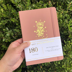 Custom Bullet Dotted Journal, 180g Bamboo Paper, PU Leather Hardcover, Only US$219/100PCS  ITEM NO#11051611 - bukenotebook