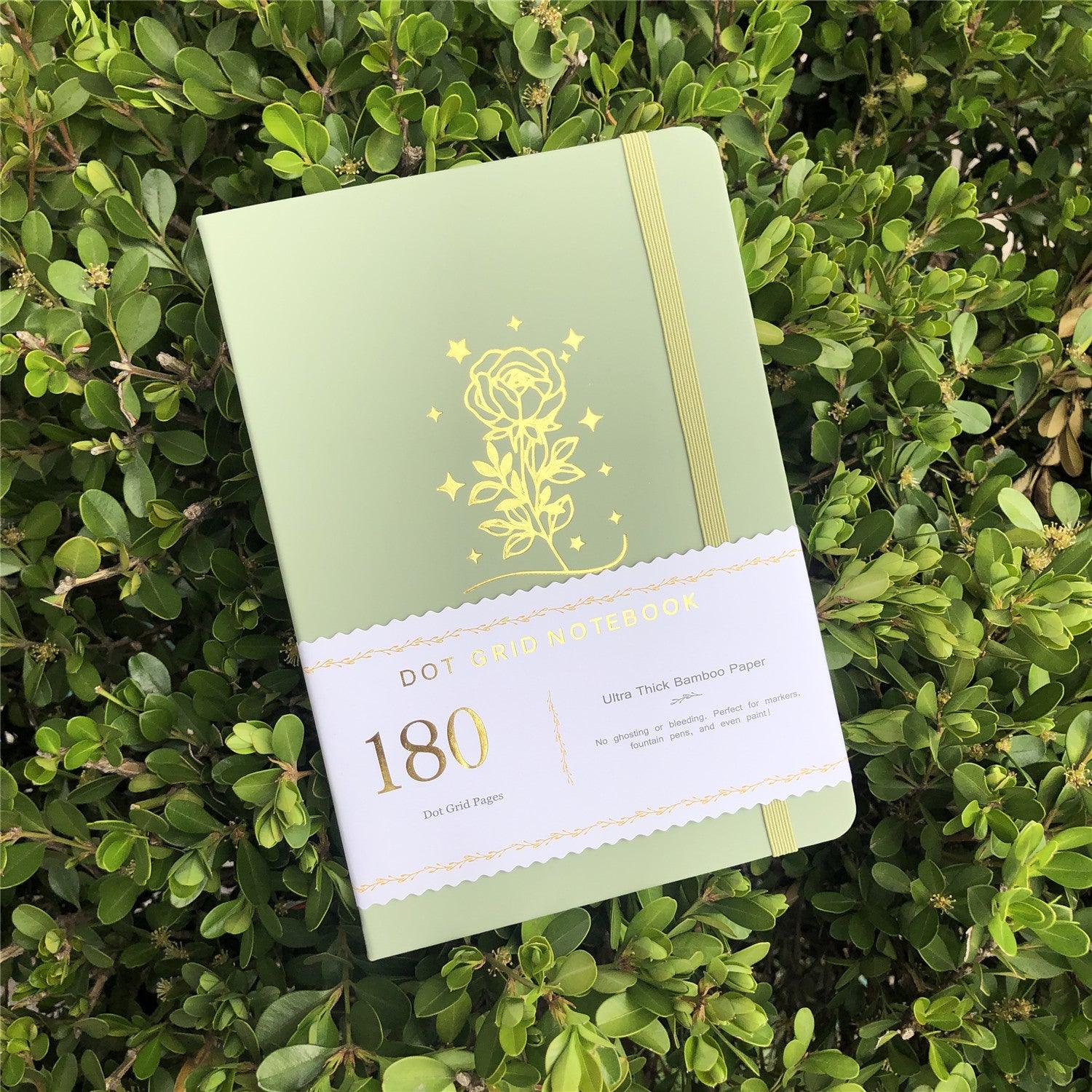 Custom Bullet Dotted Journal, 180g Bamboo Paper, PU Leather Hardcover, Only US$219/100PCS  ITEM NO#11051609 - bukenotebook