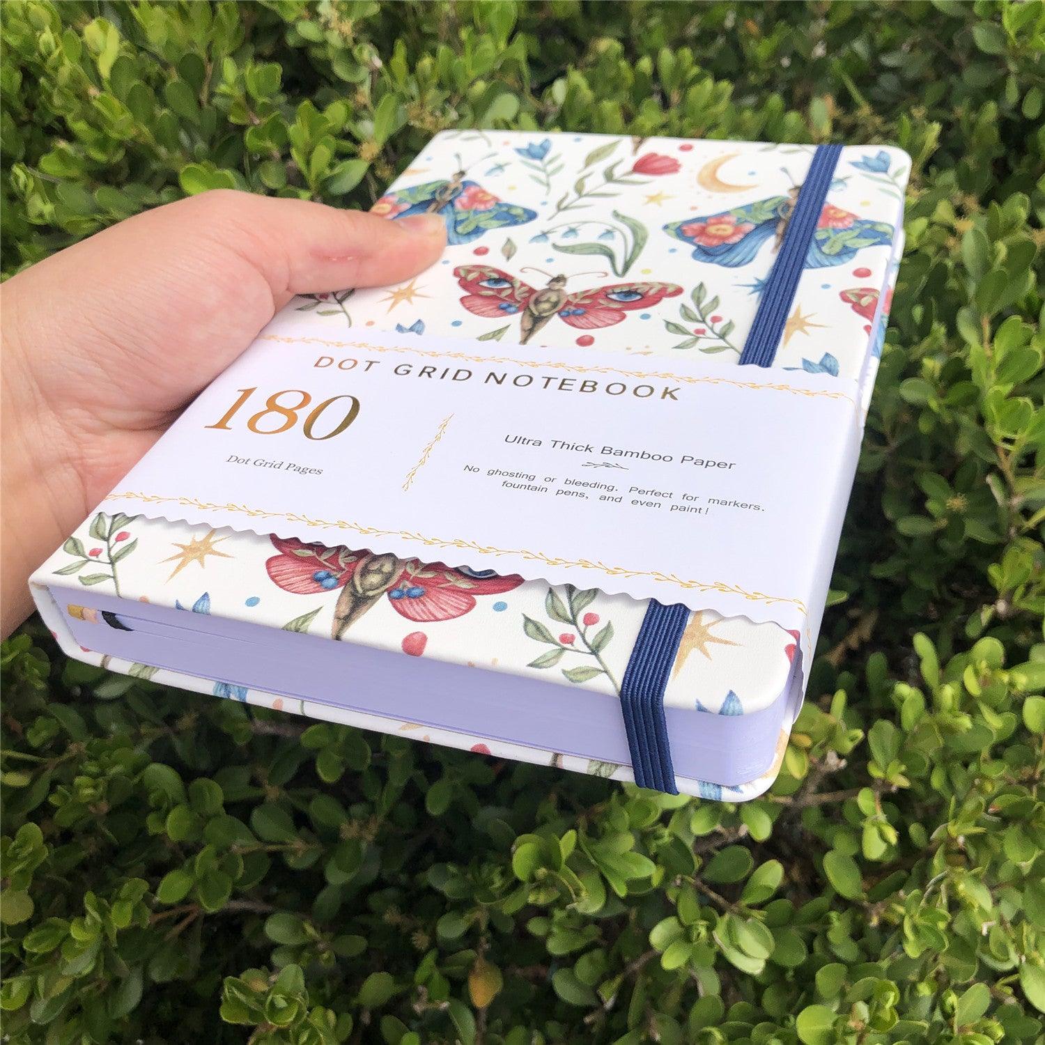 Custom Bullet Dotted Journal, 180g Bamboo Paper, PU Leather Hardcover, Only US$289/100PCS  ITEM NO#11051603 - bukenotebook