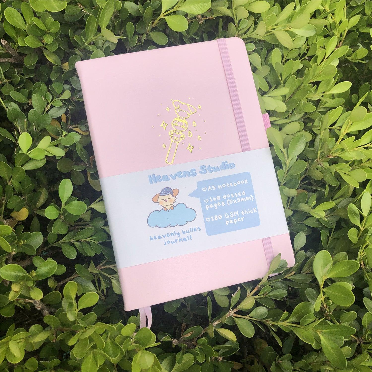 Custom Bullet Dotted Journal, 180g Bamboo Paper, PU Leather Hardcover, Only US$219/100PCS  ITEM NO#11051558 - bukenotebook