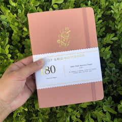 Custom Bullet Dotted Journal, 180g Bamboo Paper, PU Leather Hardcover, Only US$219/100PCS  ITEM NO#11051532 - bukenotebook