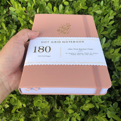 Custom Bullet Dotted Journal, 180g Bamboo Paper, PU Leather Hardcover, Only US$219/100PCS  ITEM NO#11051532 - bukenotebook