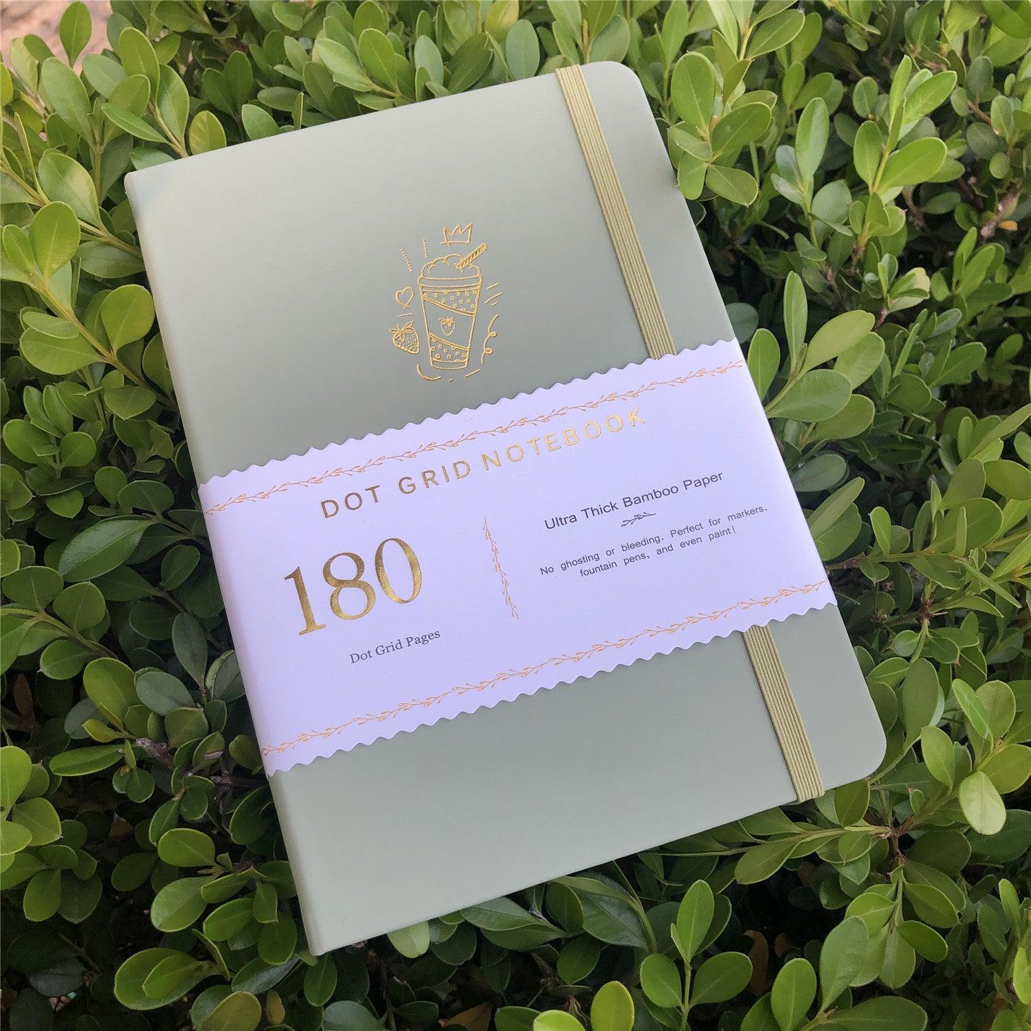 Custom Bullet Dotted Journal, 180g Bamboo Paper, PU Leather Hardcover, Only US$219/100PCS  ITEM NO#11051530 - bukenotebook