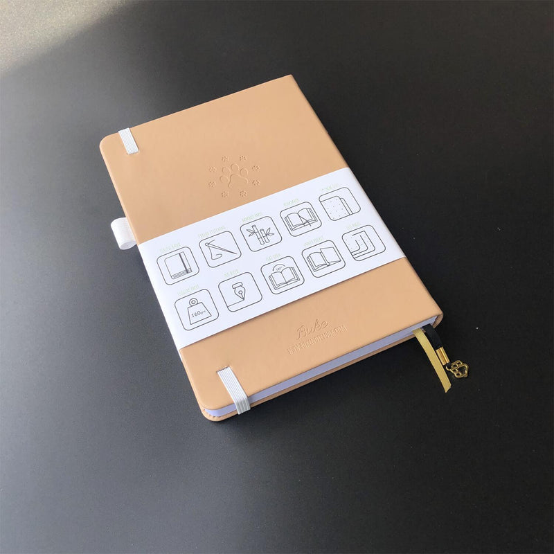Bullet Dotted Journal 160GSM Bamboo Paper-NATURE WORLD - Doe - bukenotebook