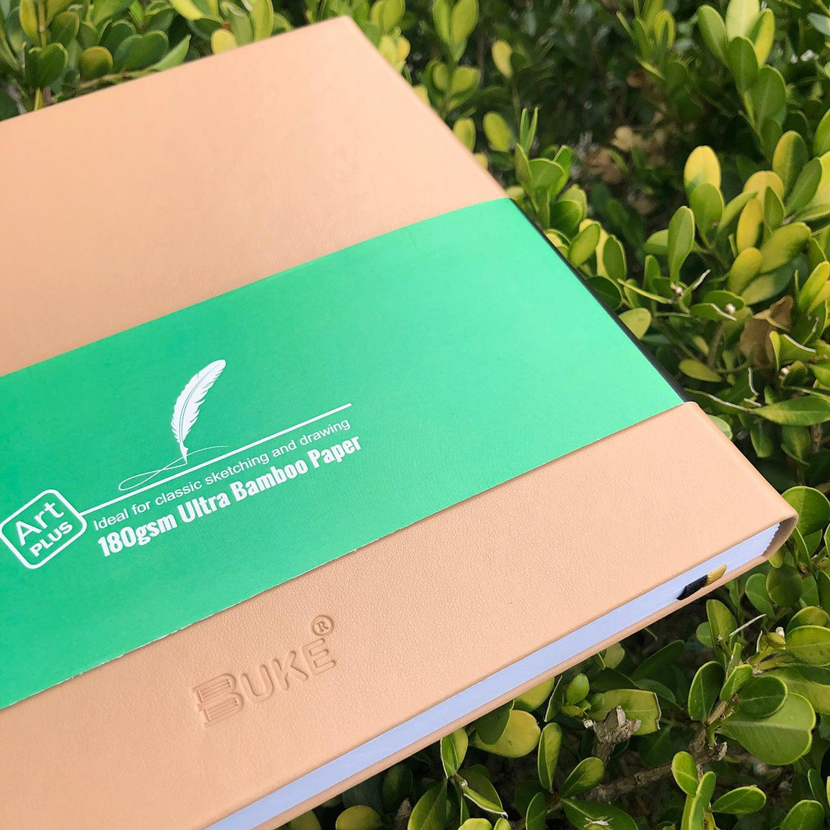 8X8 Square Hardcover SKetchbook Journal 180GSM Bamboo PAPER 128 Pages - Doe - bukenotebook