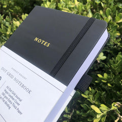 Custom Bullet Dotted Journal, 180g Bamboo Paper, PU Leather Hardcover, Only US$219/100PCS  ITEM NO#10282058 - bukenotebook
