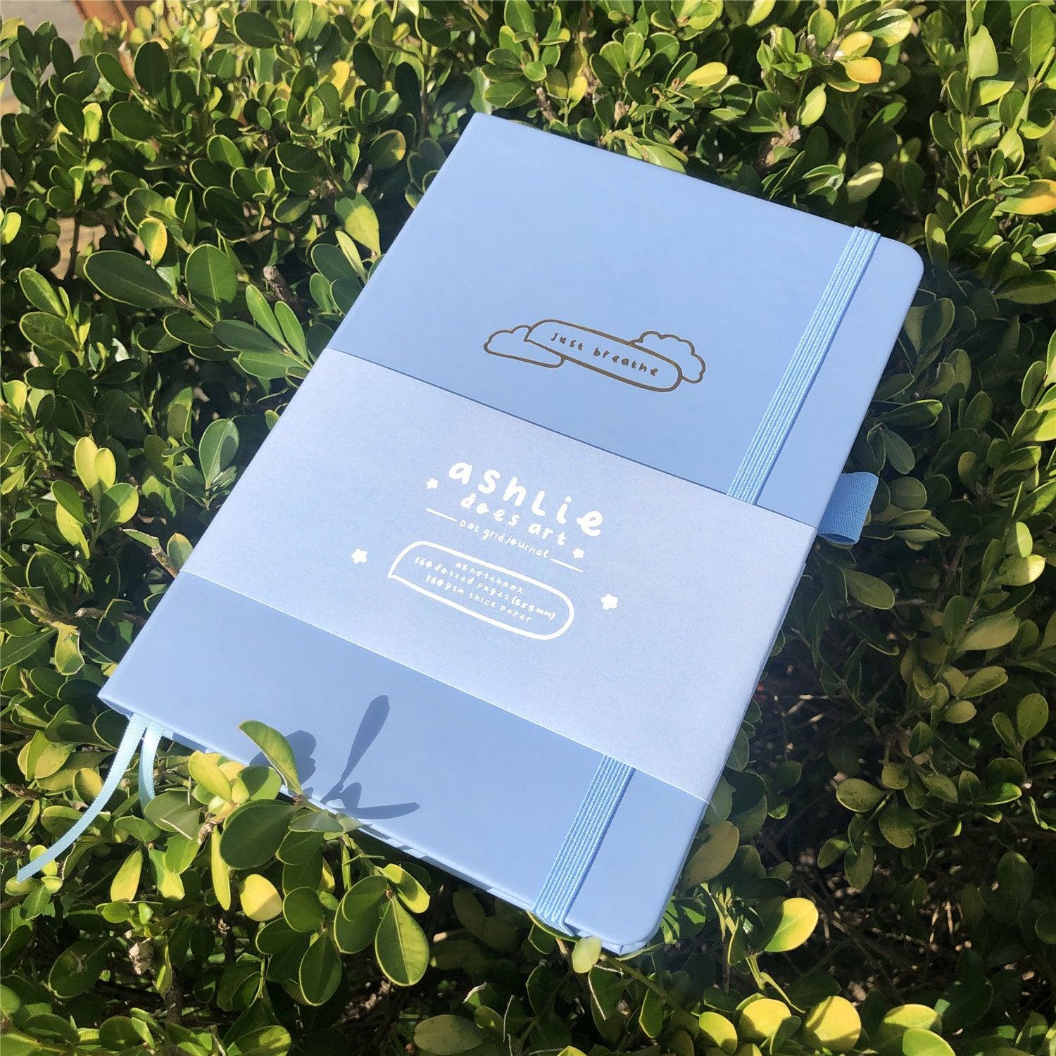 Custom Bullet Dotted Journal, Blue PU Leather Hardcover, Only US$199/100PCS  ITEM NO#10282108 - bukenotebook