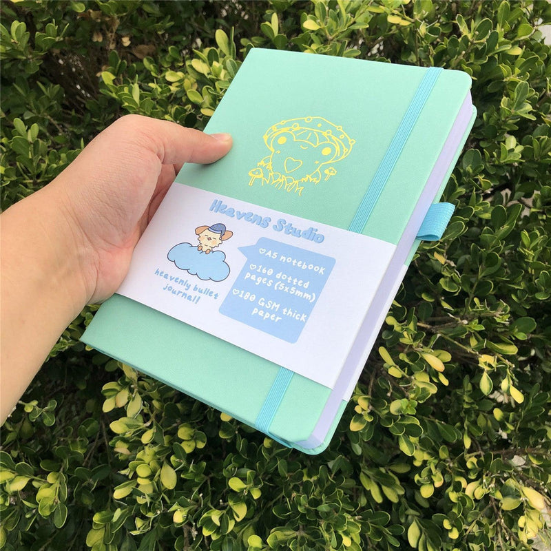 Custom Bullet Dotted Journal, 180g Bamboo Paper, PU Leather Hardcover, Only US$219/100PCS  ITEM NO#10282103-zoom-