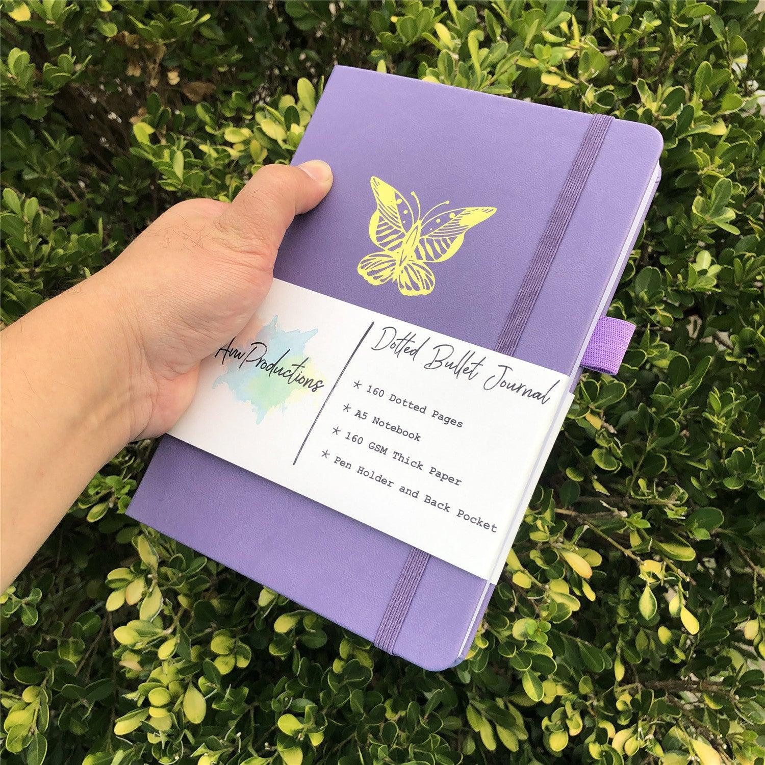 Custom Bullet Dotted Journal, PU Leather Hardcover, Only US$199/100PCS  ITEM NO#10282123 - bukenotebook