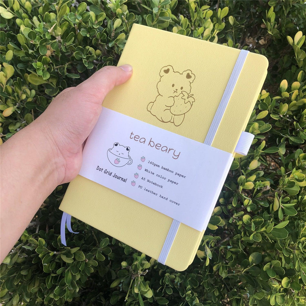 Custom Bullet Dotted Journal, Lovely Bear PU Leather Hardcover, Only US$199/100PCS  ITEM NO#10282119 - bukenotebook