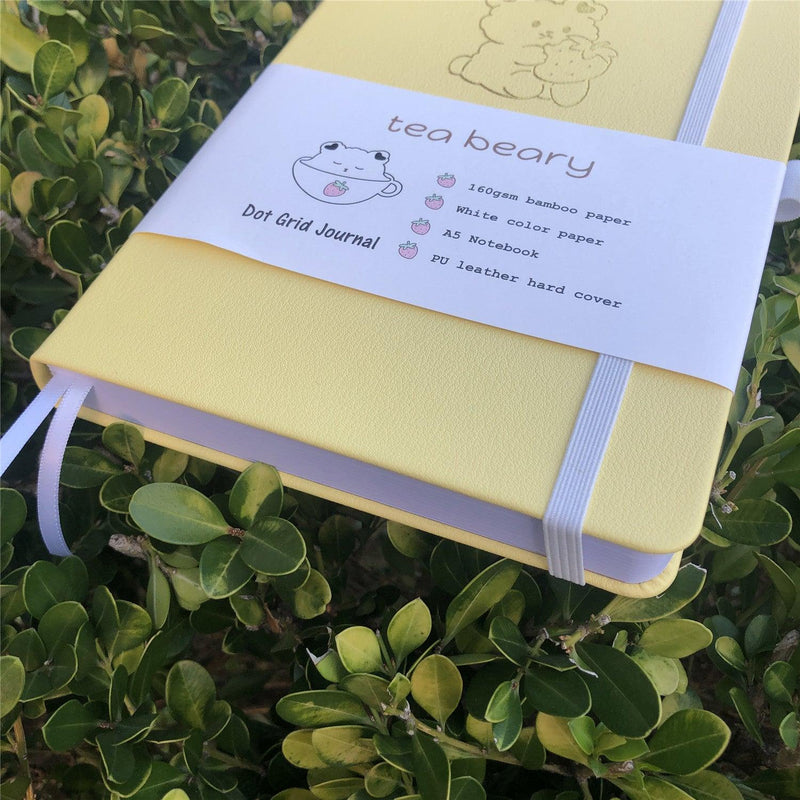 Journal à pois personnalisé, joli ours en cuir PU, couverture rigide, seulement 199 $ US/100 pièces, article n° 10282119 -zoom-