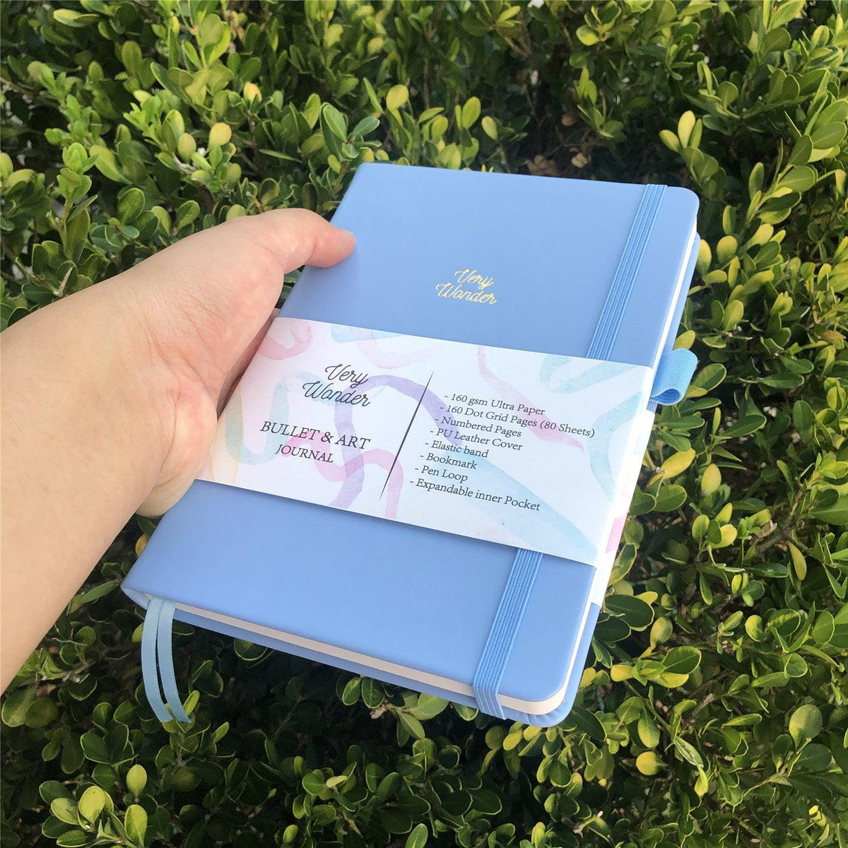 Custom Bullet Journal, A5 Dot Grid Notebook, PU Leather Blue Hardcover, Only US$199/100PCS  ITEM NO#10282131 - bukenotebook