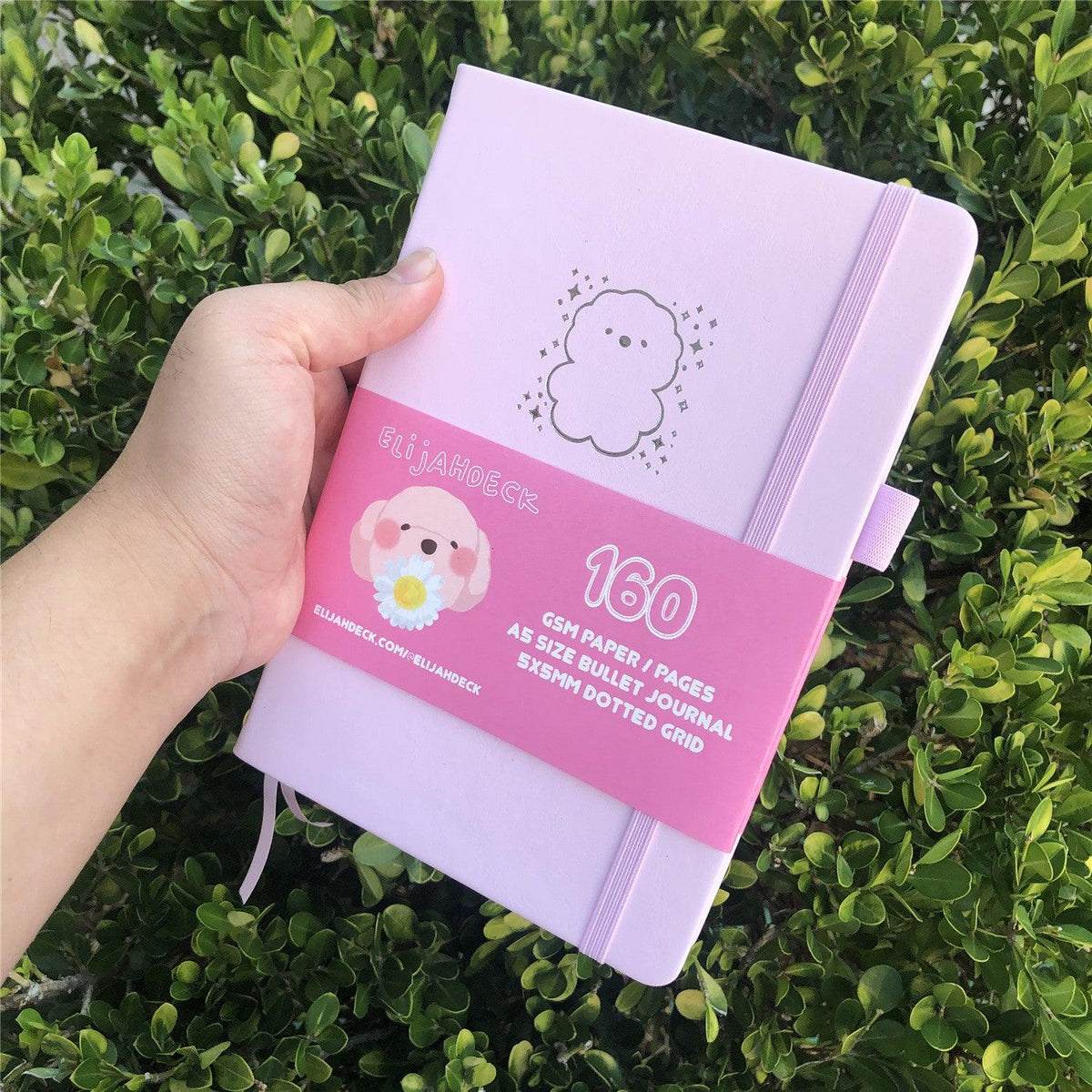 Custom Bullet Dotted Journal, Light Pink PU Leather Hardcover, Only US$199/100PCS  ITEM NO#10282116 - bukenotebook