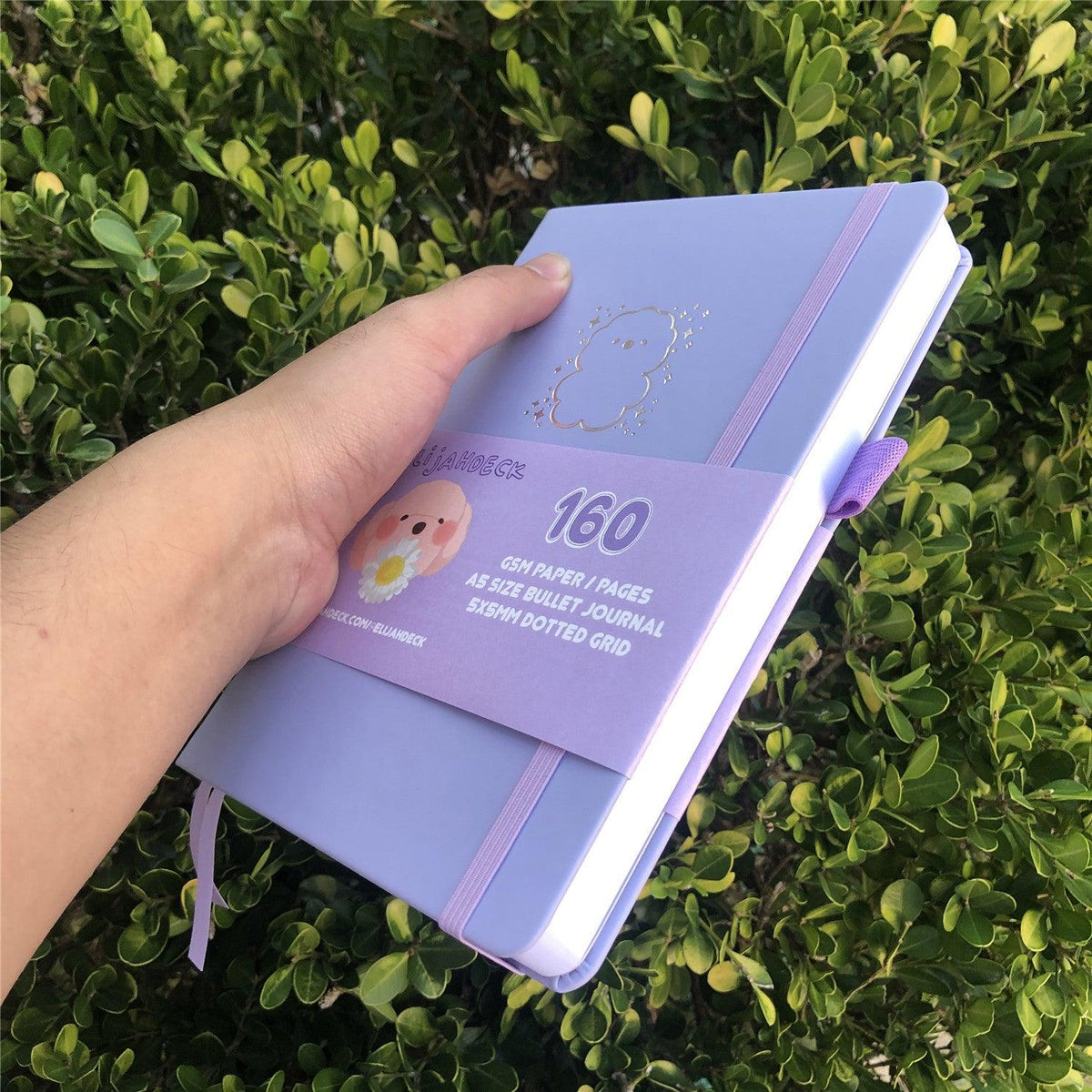 Custom Bullet Dotted Journal, Purple PU Leather Hardcover, Only US$199/100PCS  ITEM NO#10282125 - bukenotebook