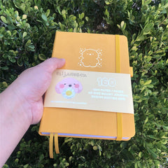 Custom Bullet Dotted Journal, Orange PU Leather Hardcover, Only US$199/100PCS  ITEM NO#10282120 - bukenotebook