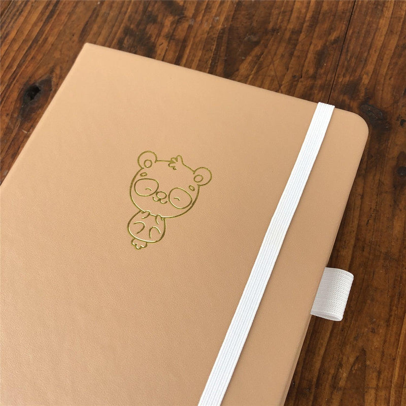 Bullet Dotted Journal, Customized Lovely Bear, Brown Hardcover, Only US$199/100PCS  ITEM NO#10282135-zoom-