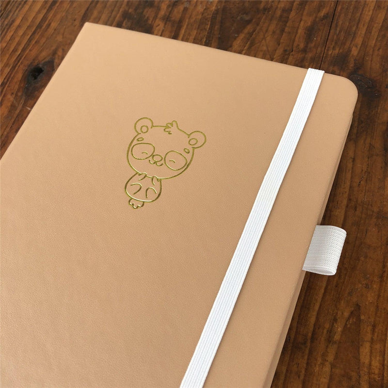 Bullet Dotted Journal, Customized Lovely Bear, Brown Hardcover, Only US$199/100PCS  ITEM NO#10282135-zoom-