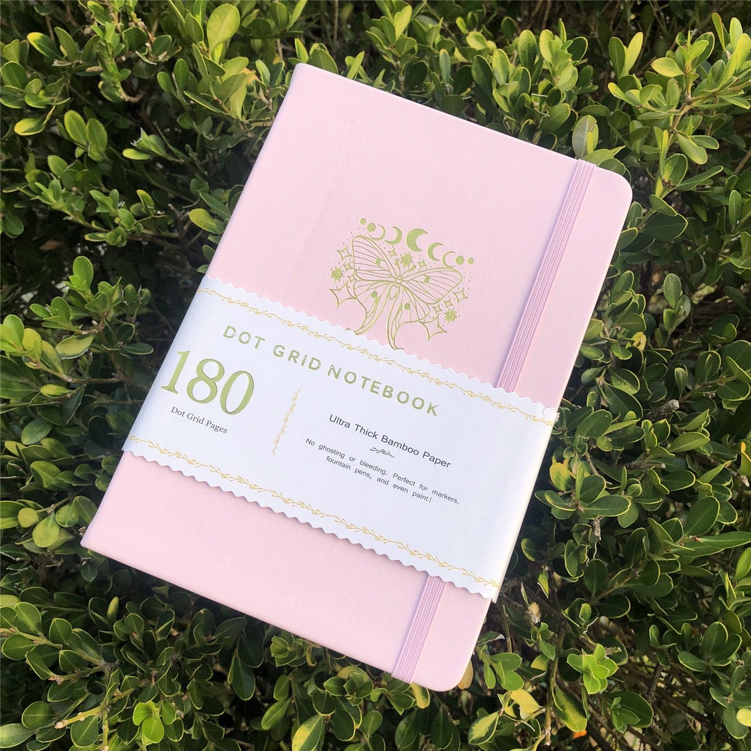 Custom Bullet Dotted Journal, 180g Bamboo Paper, PU Leather Hardcover, Only US$315/100PCS  ITEM NO#11091413 - bukenotebook