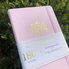 Custom Bullet Dotted Journal, 180g Bamboo Paper, PU Leather Hardcover, Only US$315/100PCS  ITEM NO#11091413 - bukenotebook