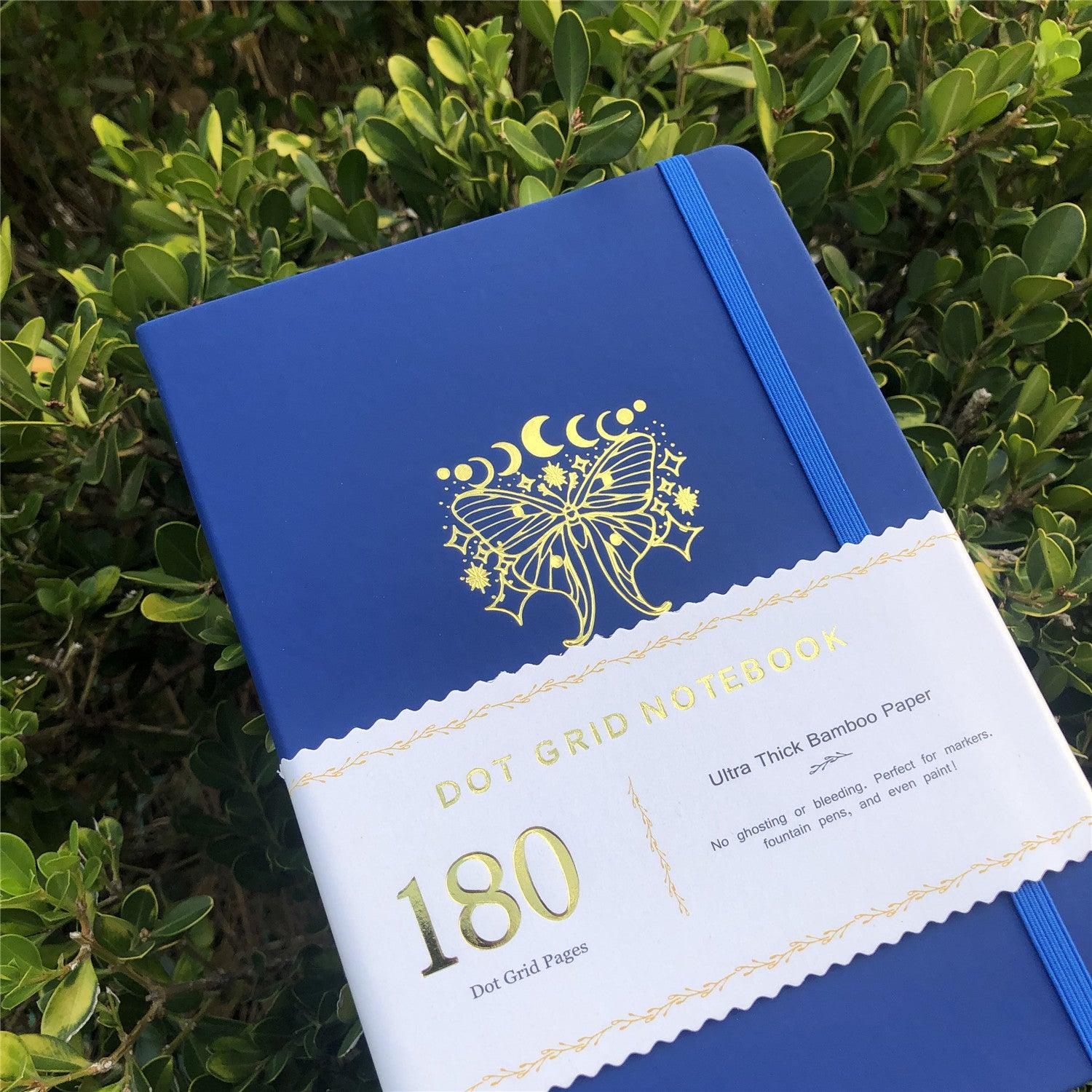 Custom Bullet Dotted Journal, 180g Bamboo Paper, PU Leather Hardcover, Only US$315/100PCS  ITEM NO#11091455 - bukenotebook