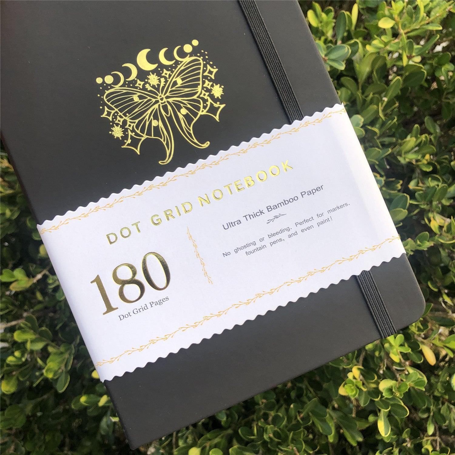 Custom Bullet Dotted Journal, 180g Bamboo Paper, PU Leather Hardcover, Only US$315/100PCS  ITEM NO#11091459 - bukenotebook
