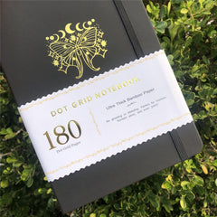Custom Bullet Dotted Journal, 180g Bamboo Paper, PU Leather Hardcover, Only US$315/100PCS  ITEM NO#11091459 - bukenotebook
