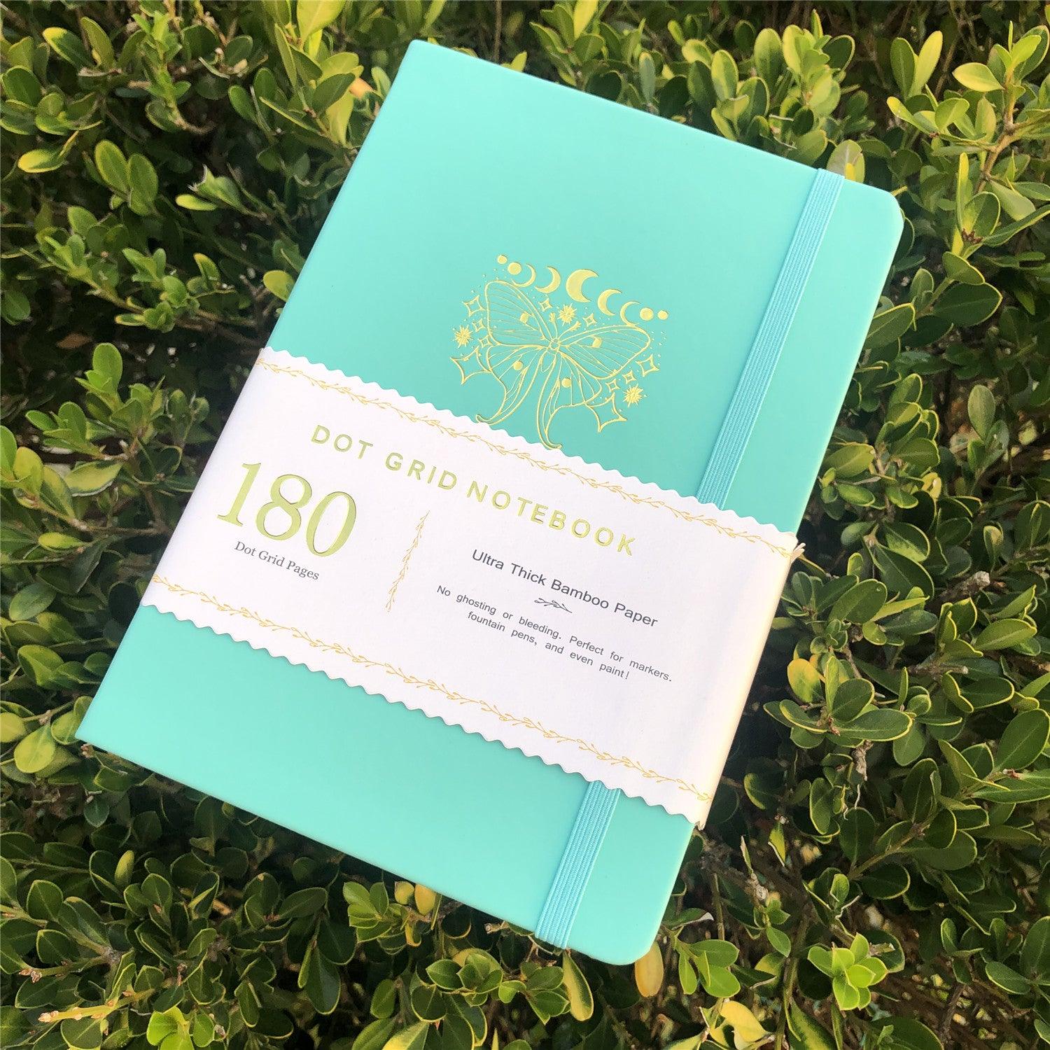 Custom Bullet Dotted Journal, 180g Bamboo Paper, PU Leather Hardcover, Only US$315/100PCS  ITEM NO#11091503 - bukenotebook