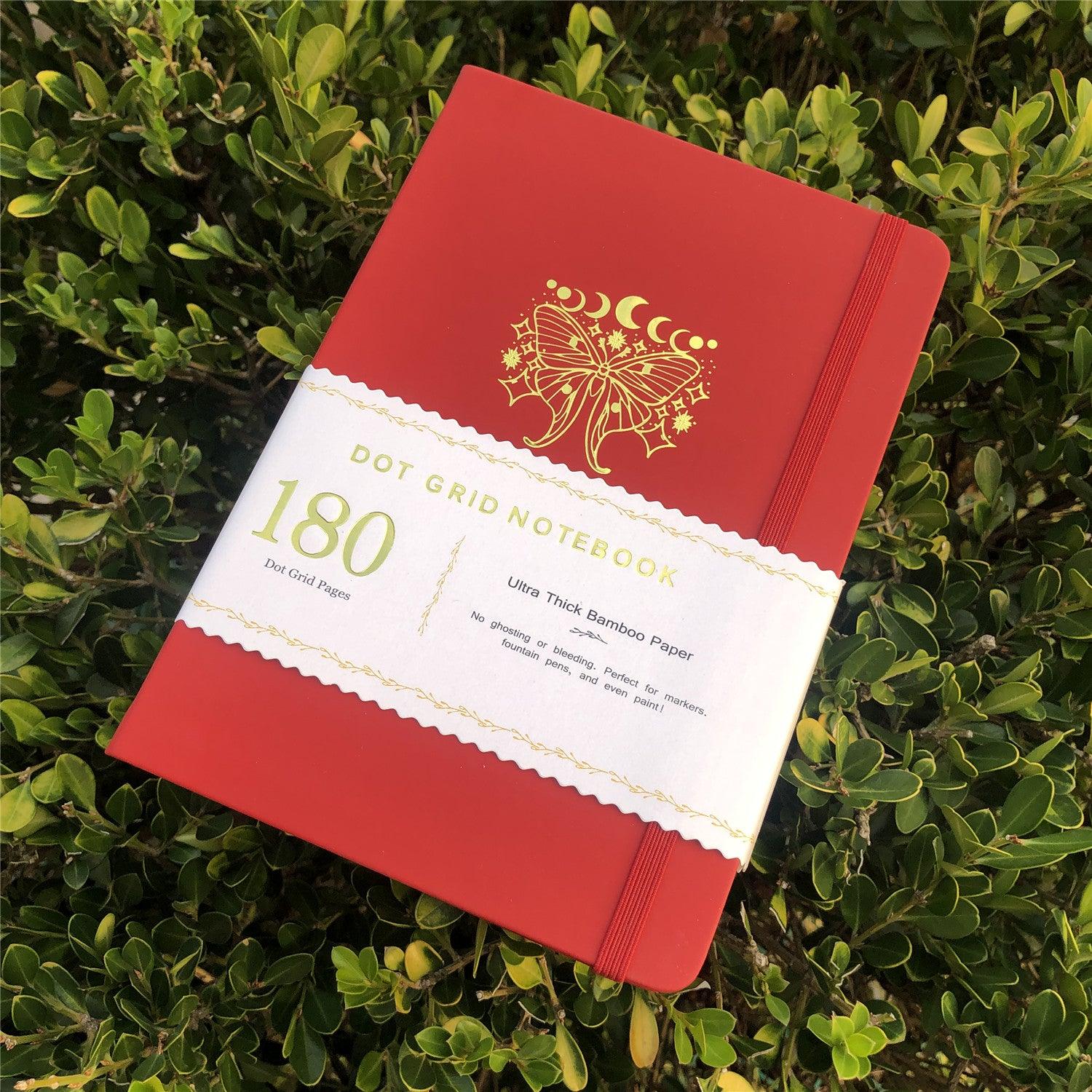 Custom Bullet Dotted Journal, 180g Bamboo Paper, PU Leather Hardcover, Only US$315/100PCS  ITEM NO#11091505 - bukenotebook