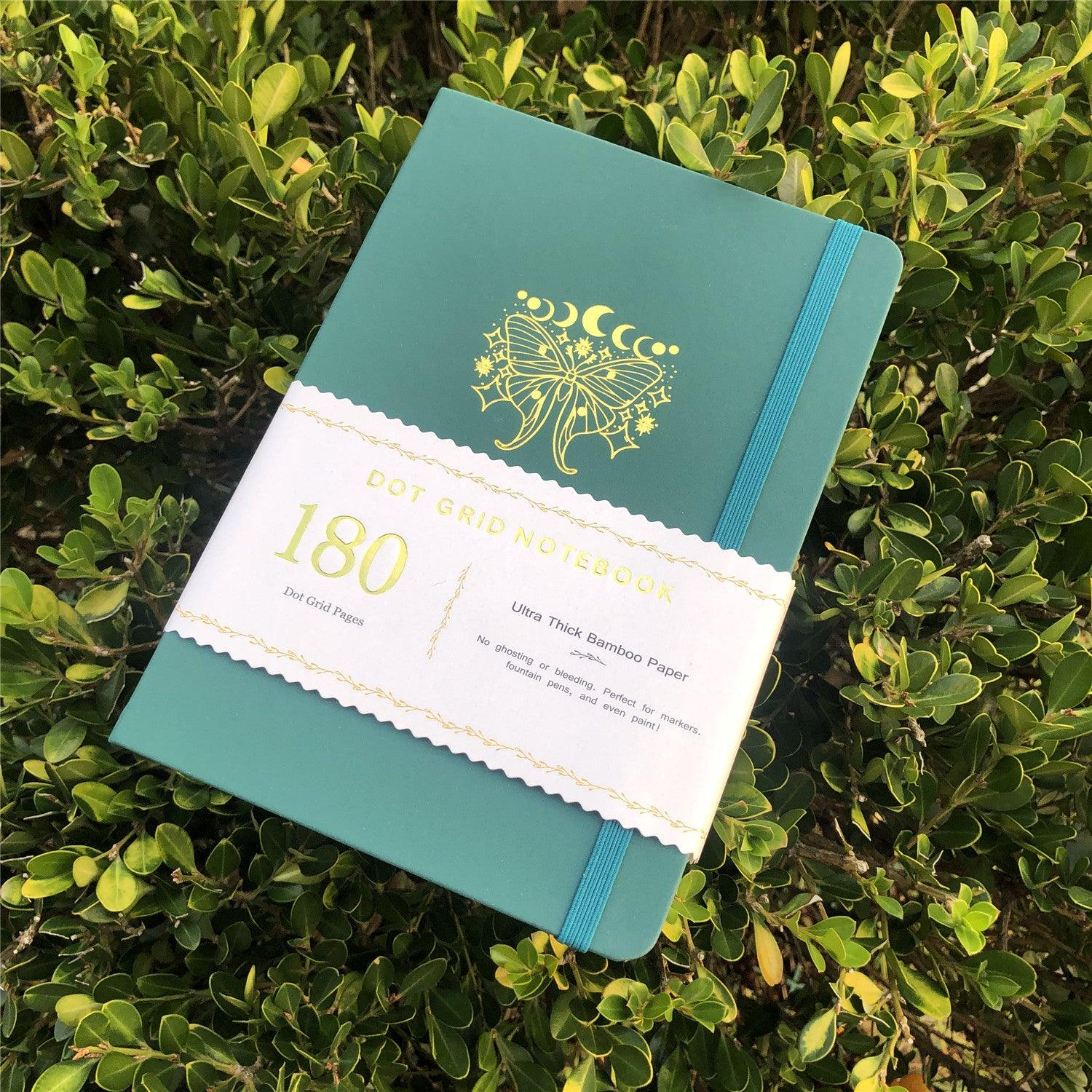 Custom Bullet Dotted Journal, 180g Bamboo Paper, PU Leather Hardcover, Only US$315/100PCS  ITEM NO#11091510 - bukenotebook
