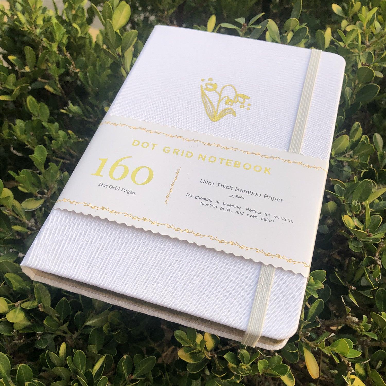 Custom Bullet Dotted Journal, 160g Bamboo Paper, Fabric Hardcover, Only US$288/100PCS  ITEM NO#11091523 - bukenotebook