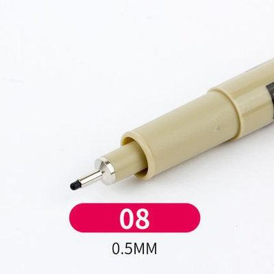 1pc Uni Pin Art Fineliner Drawing Fine Line Comic Needle Pens 005 01 02 03  05 08