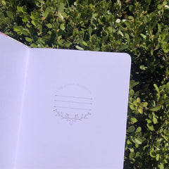 BUKE fabric cover notebook with 5x5mm dot grid white paper