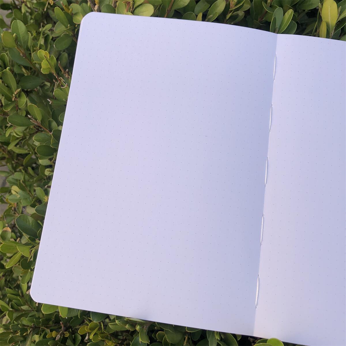180gsm white paper notebook for journaling and planning