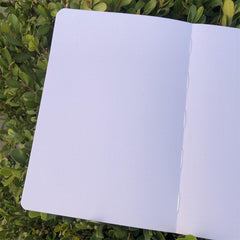 180gsm white paper notebook for journaling and planning