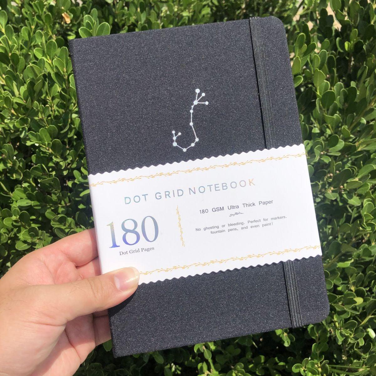 A5 Zodiac Scorpio Bullet Journal Dot Grid Notebook - bukenotebook