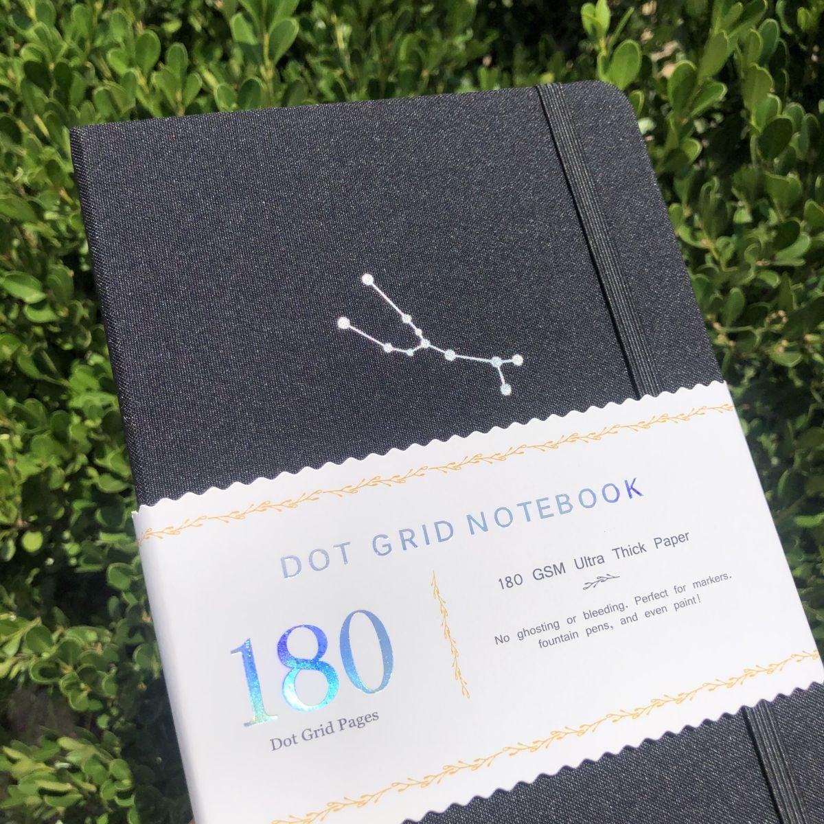 A5 Zodiac Taurus Bullet Journal Dot Grid Notebook - bukenotebook