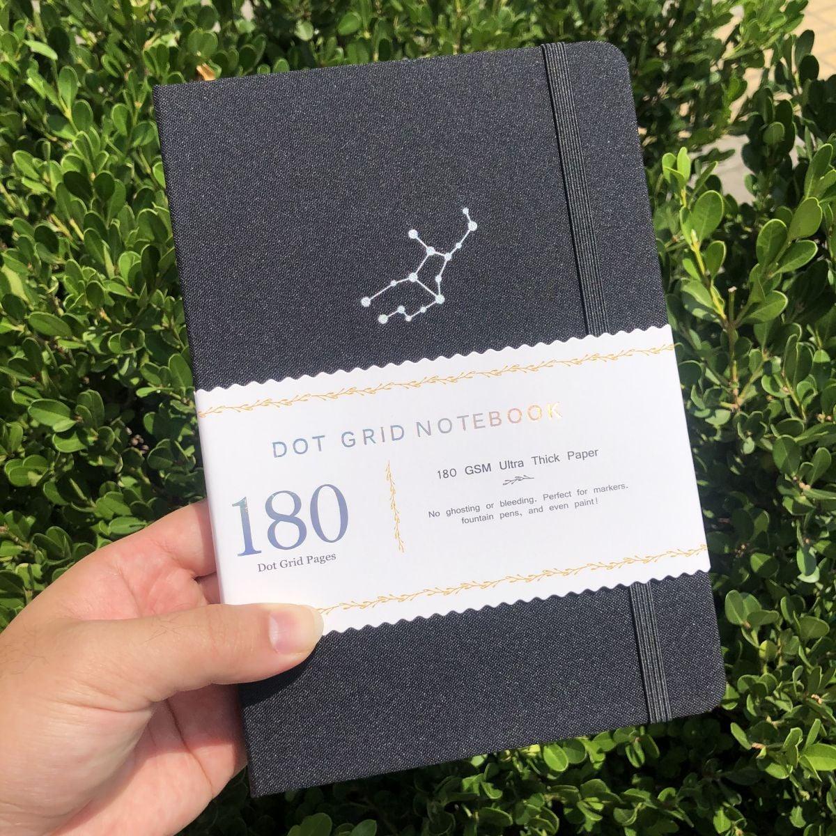 A5 Zodiac Virgo Bullet Journal Dot Grid Notebook - bukenotebook