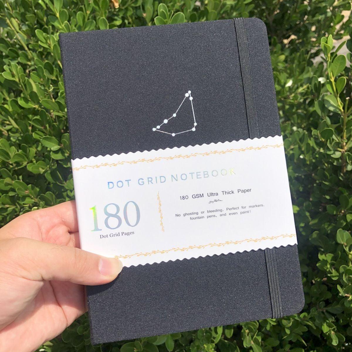 A5 Zodiac Capricorn Bullet Journal Dot Grid Notebook - bukenotebook