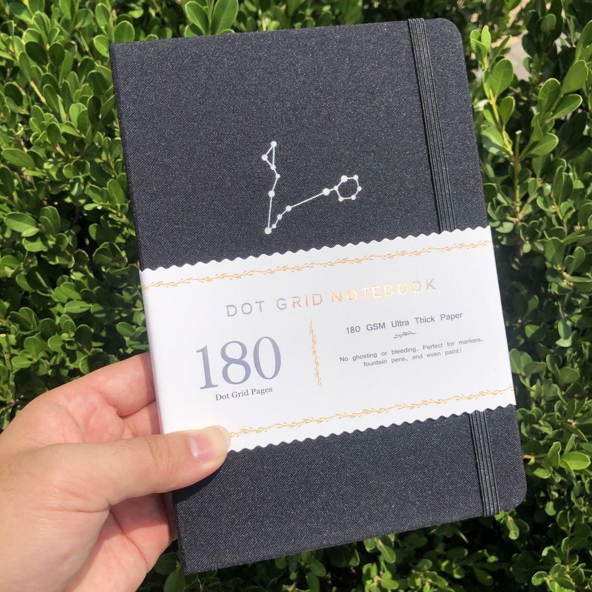 A5 Zodiac Picess Bullet Journal Dot Grid Notebook - bukenotebook