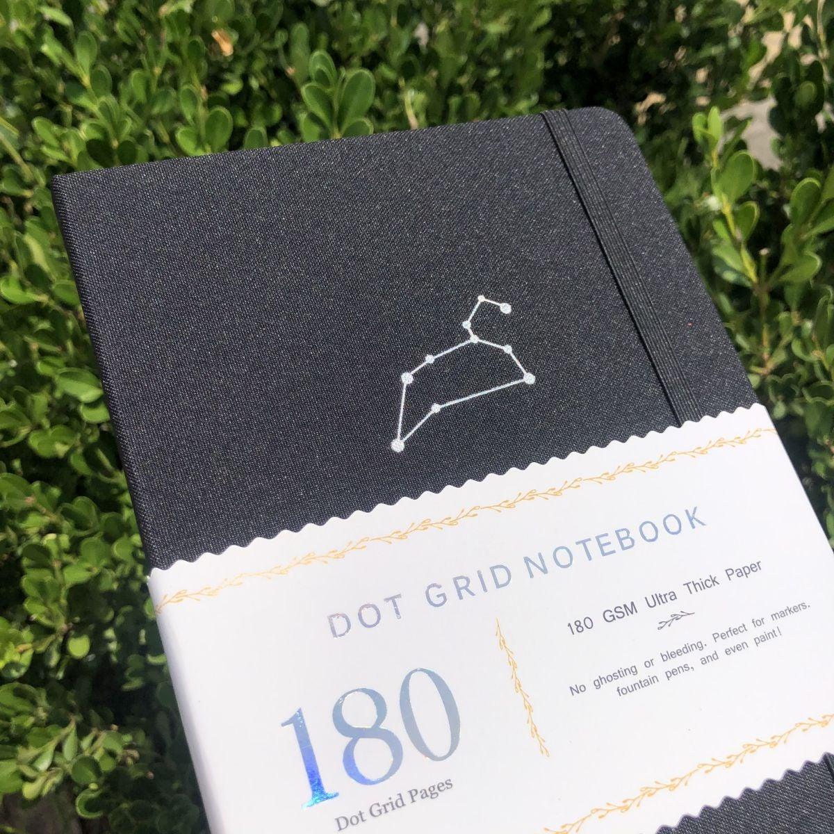 A5 Zodiac Leo Bullet Journal Dot Grid Notebook - bukenotebook