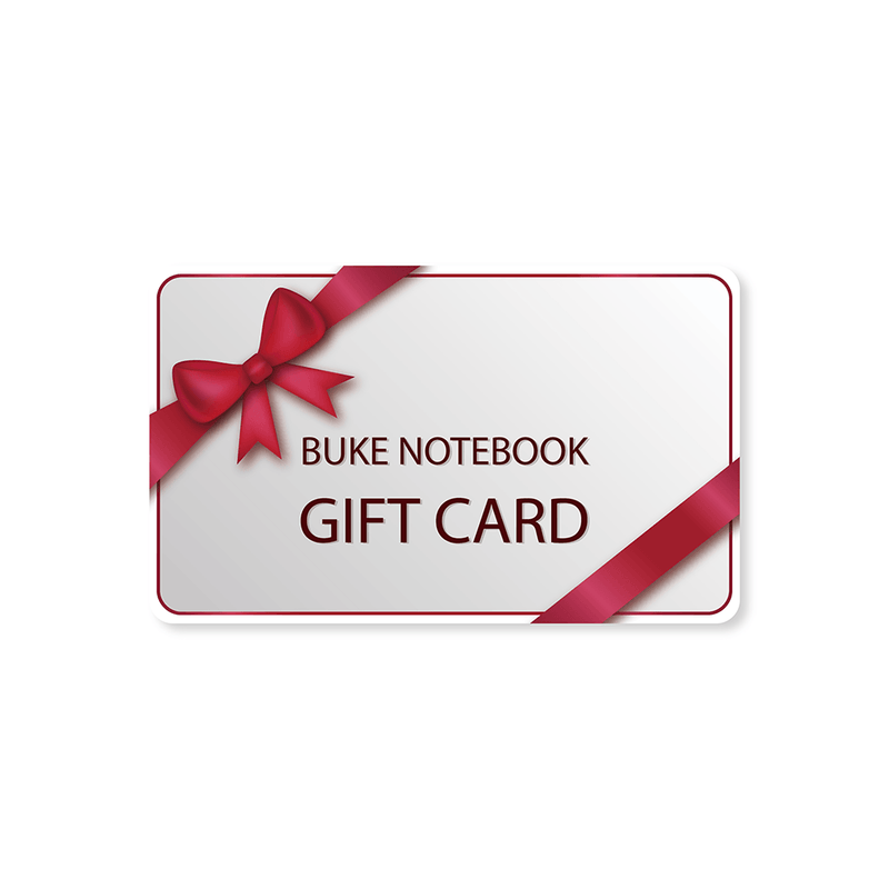 BUKE NOTEBOOK Gift Card-zoom-